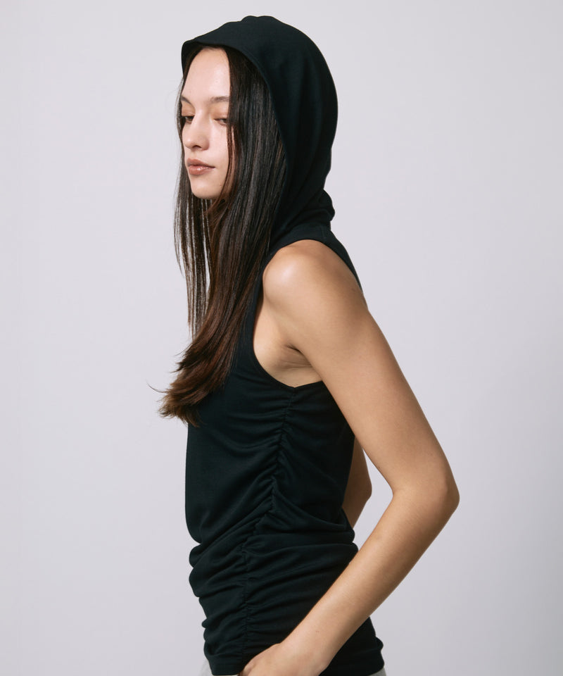 FOODIE TANK  BOLERO SET / BLACK