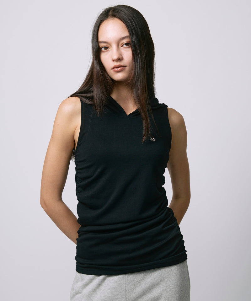 FOODIE TANK  BOLERO SET / BLACK