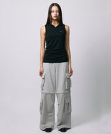FOODIE TANK  BOLERO SET / BLACK
