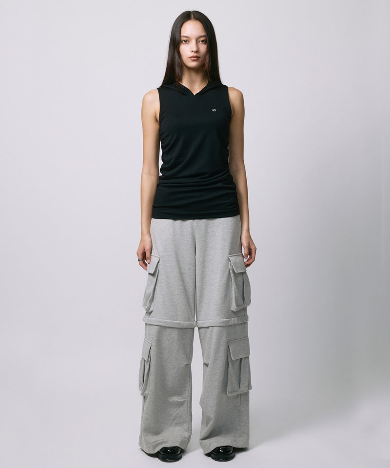 FOODIE TANK  BOLERO SET / BLACK