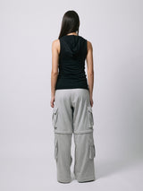 FOODIE TANK  BOLERO SET / BLACK