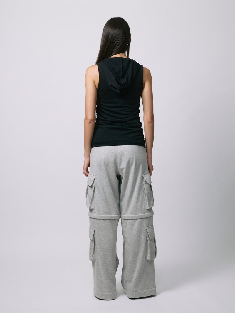 FOODIE TANK  BOLERO SET / BLACK