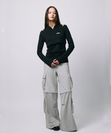 FOODIE TANK  BOLERO SET / BLACK
