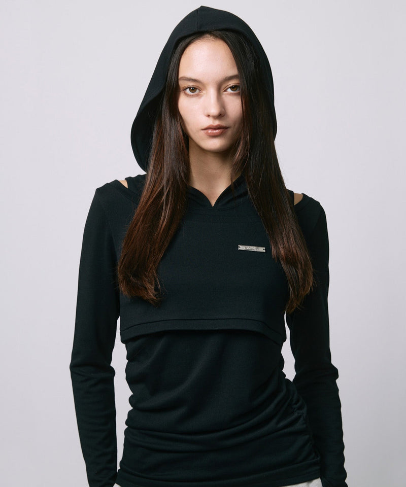 FOODIE TANK  BOLERO SET / BLACK