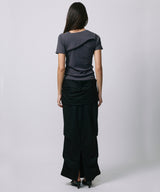 DESIGN OPEN TEE / CHARCOAL GRAY