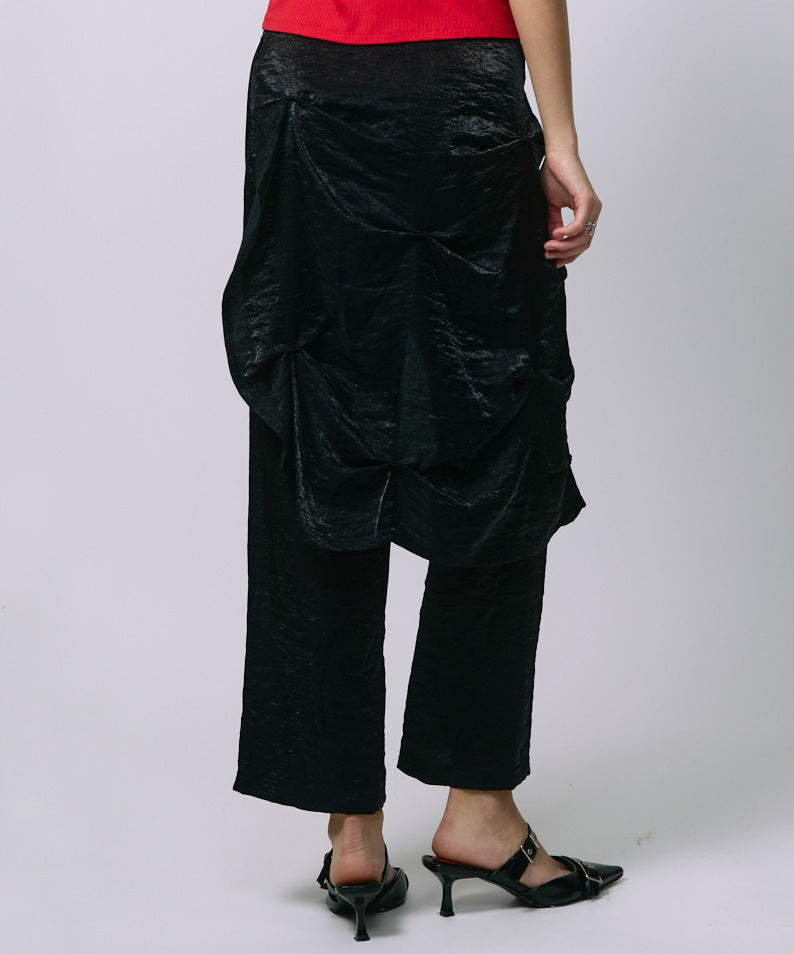 LAYERED SLACKS / BLACK
