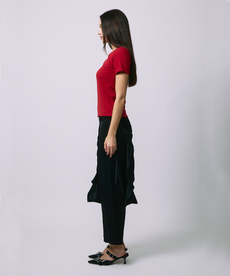 LAYERED SLACKS / BLACK