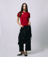 LAYERED SLACKS / GRAY