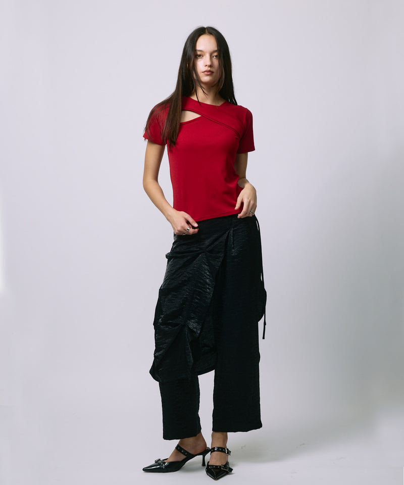 LAYERED SLACKS / GRAY