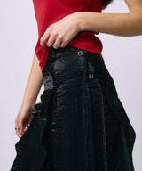 LAYERED SLACKS / BLACK