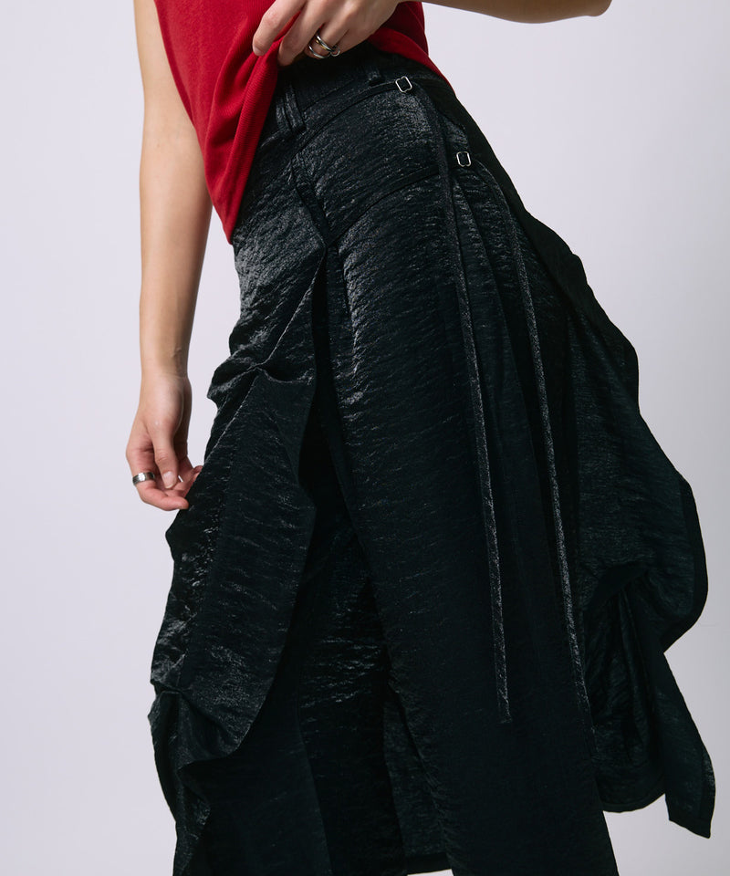 LAYERED SLACKS / BLACK
