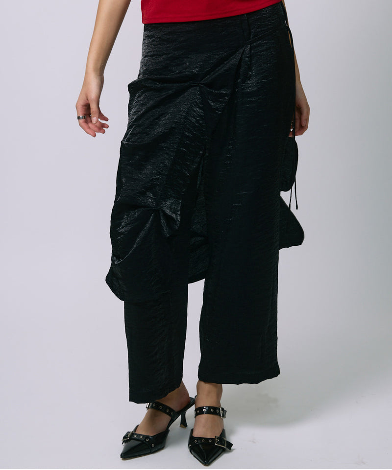 LAYERED SLACKS / BLACK
