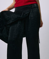 LAYERED SLACKS / BLACK