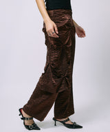 LAYERED SLACKS / BROWN