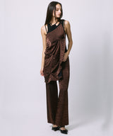 LAYERED SLACKS / BROWN