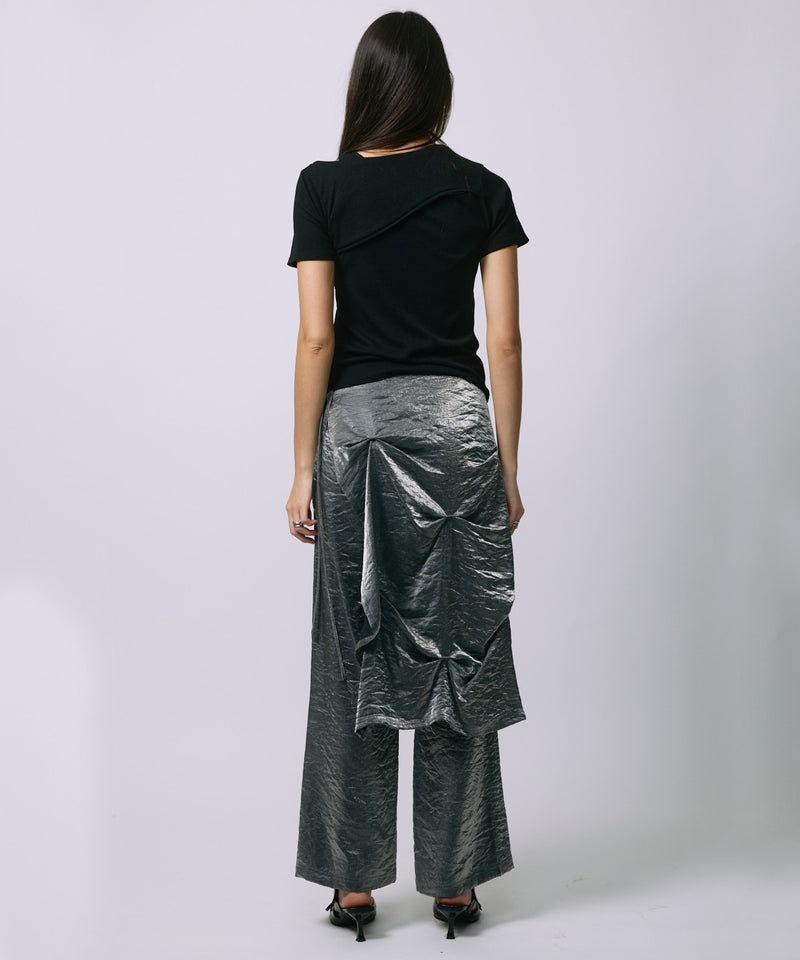 LAYERED SLACKS / GRAY