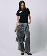 DESIGN OPEN TEE / BLACK