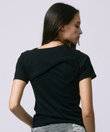 DESIGN OPEN TEE / BLACK
