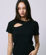 DESIGN OPEN TEE / BLACK