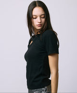 DESIGN OPEN TEE / BLACK