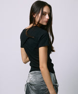 DESIGN OPEN TEE / BLACK