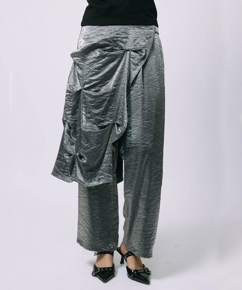 LAYERED SLACKS / GRAY