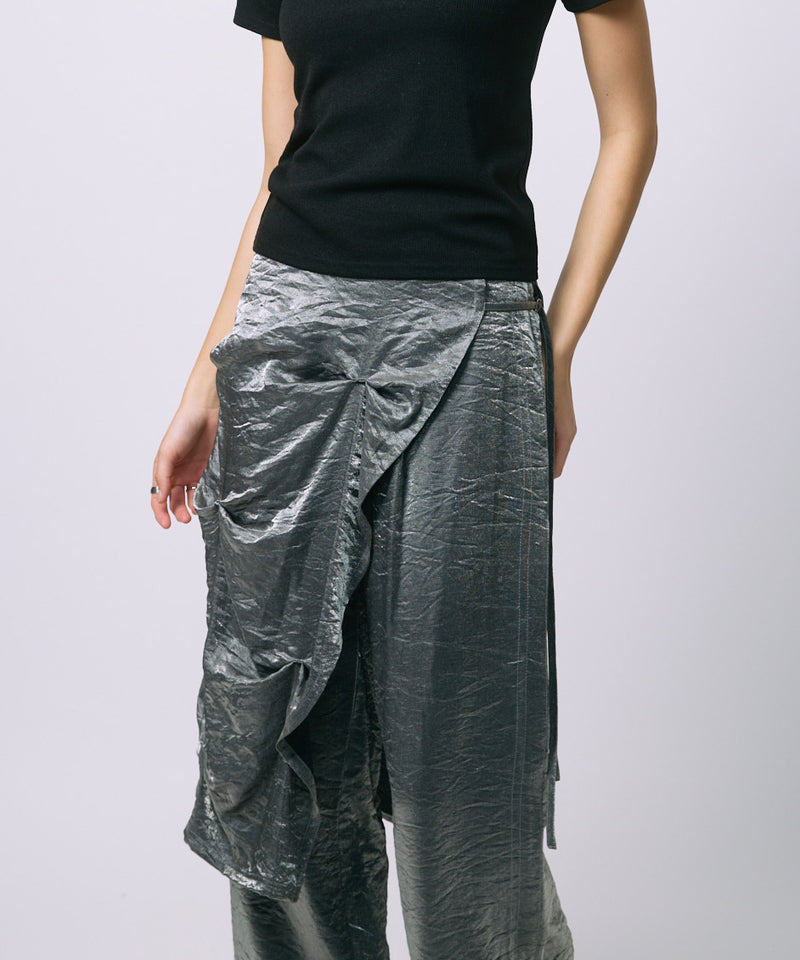 LAYERED SLACKS / GRAY