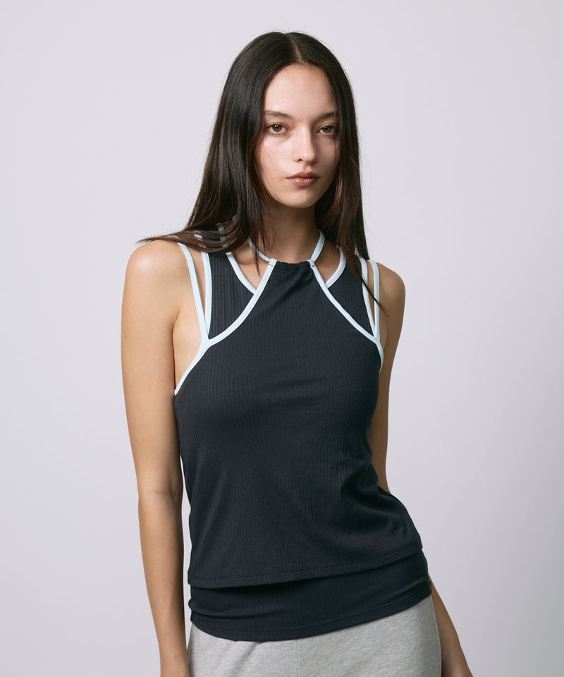 HAULTERNECK TANK TOP SET / NAVY