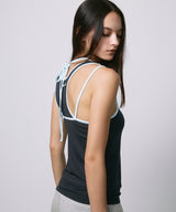 HAULTERNECK TANK TOP SET / NAVY