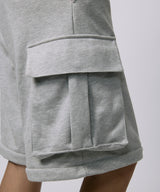 ZIP SWEAT CARGO PANTS / GRAY