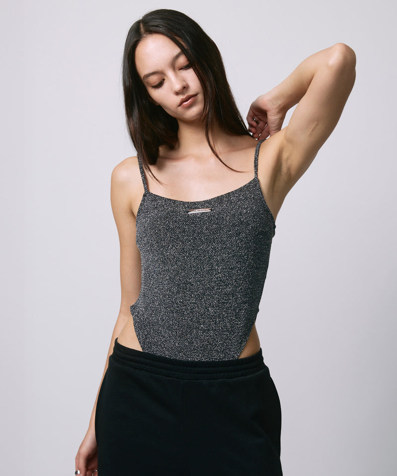 CAMI BODY SUIT / GRAY