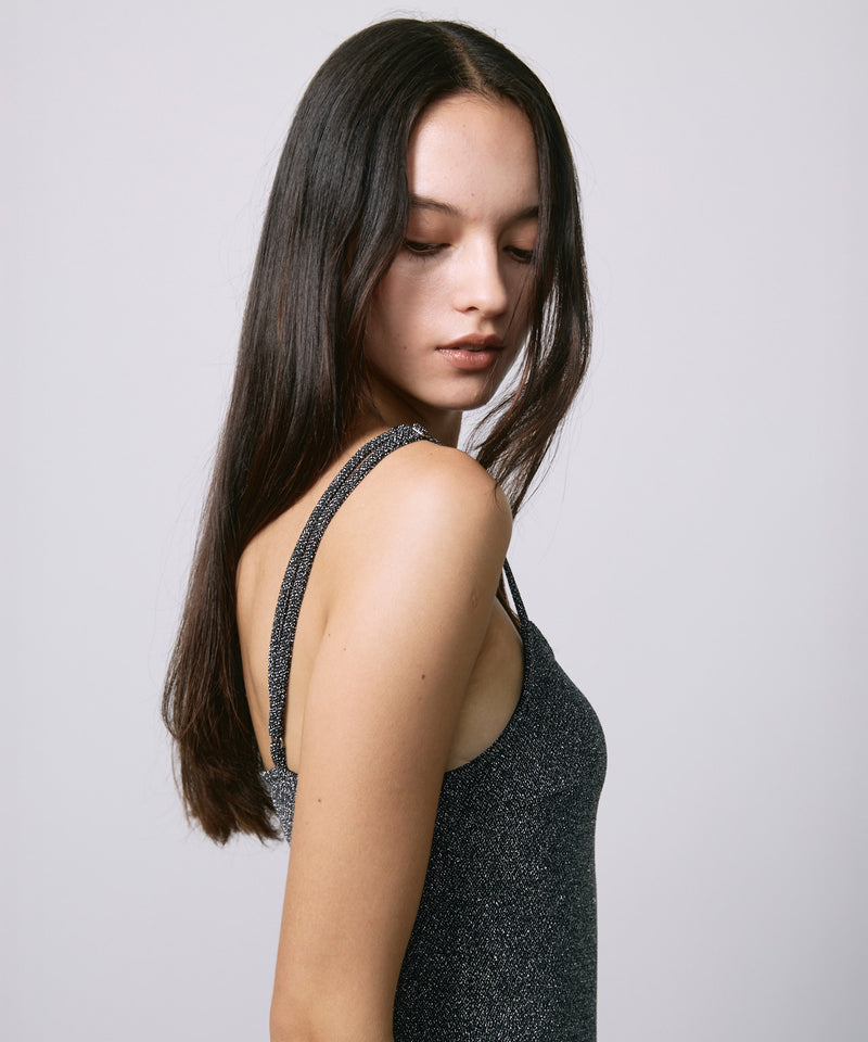 CAMI BODY SUIT / GRAY