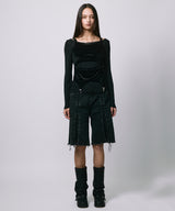 LAYRED TANK SELEEVE / BLACK