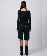 LAYRED TANK SELEEVE / BLACK
