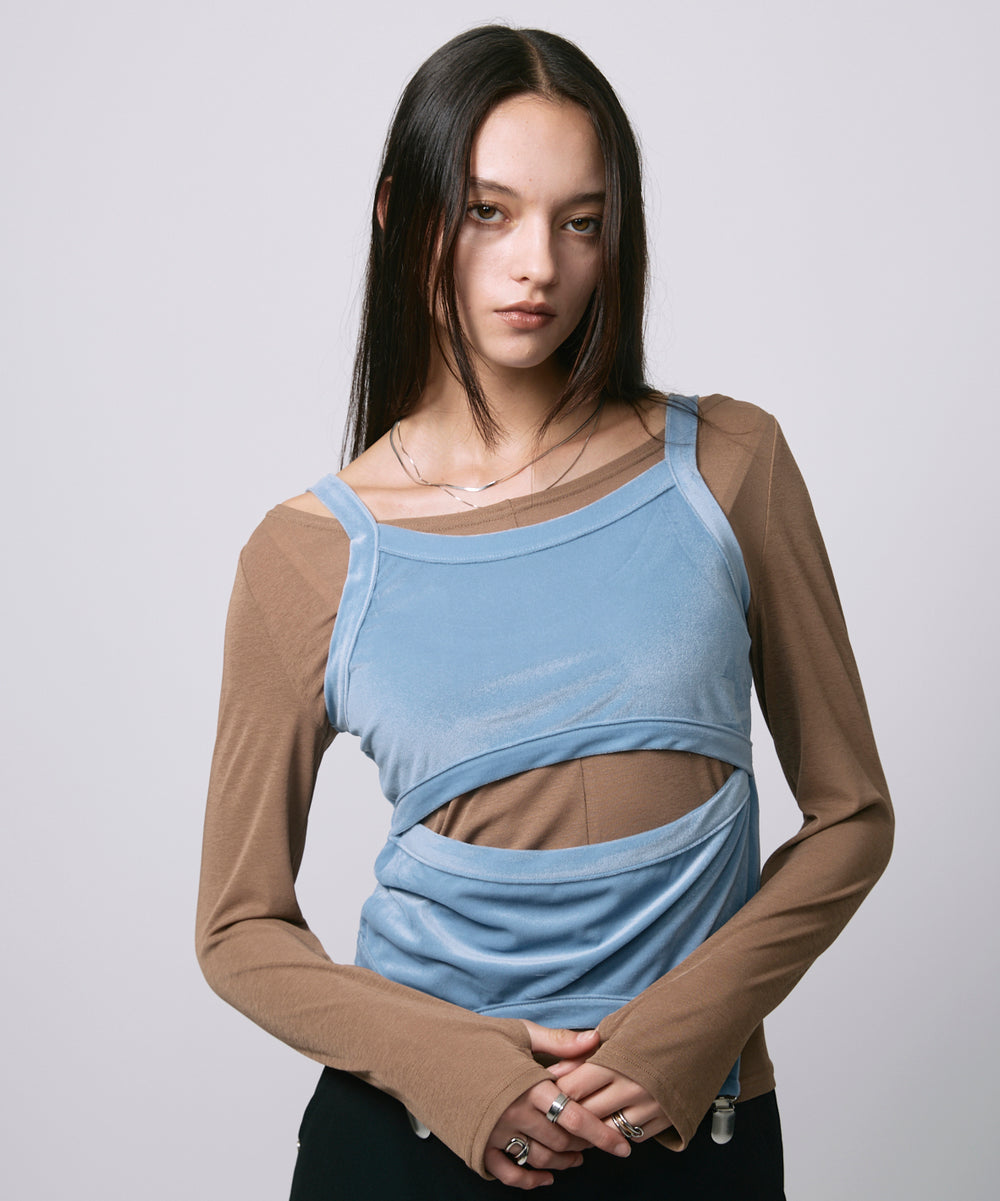 led.tokyo トップス LACE SHIRRING TOPS / WHITE – led-tokyo│レッドトーキョー
