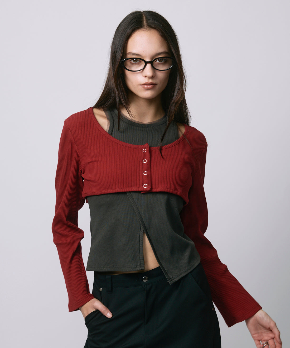 2PIECE TOPS / RED