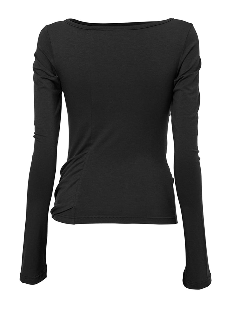 Drape Layered Long Sleeve