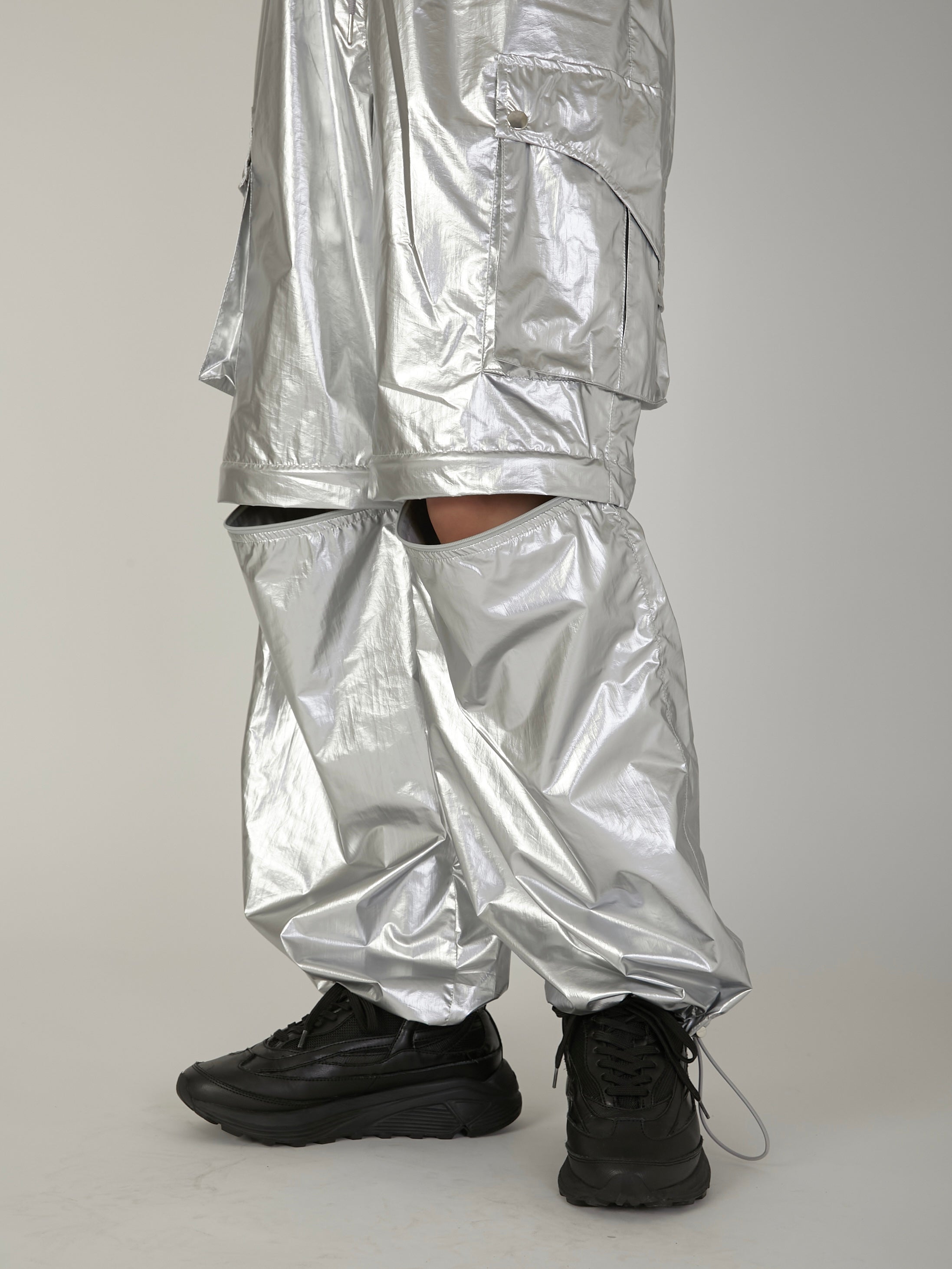 股下74【led-tokyo】2WAY METALLIC CARGO PANTS - arhontariki.eu