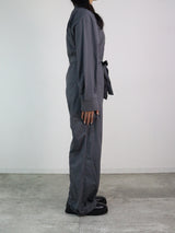 【Heart by led.】SHAKA JUMP SUIT / CHACOARL GRAY