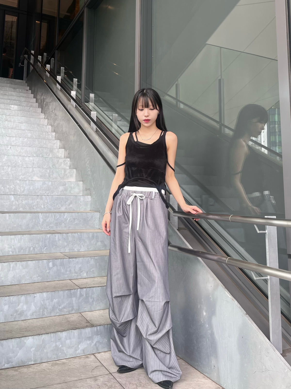 LAYERED TANK SET / BLACK – led-tokyo│レッドトーキョー