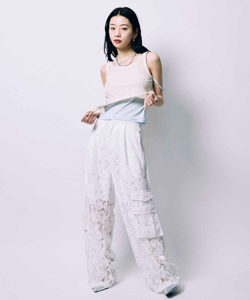 LAYERED TANK SET /  IVORY