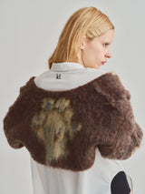 MOHAIR LYCAON KNIT / BROWN