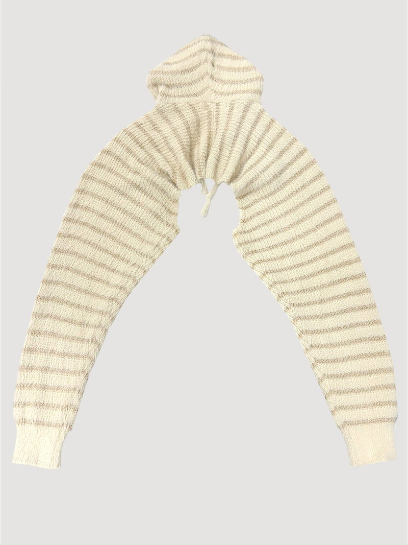 2WAY HOODED MUFFLER KNIT