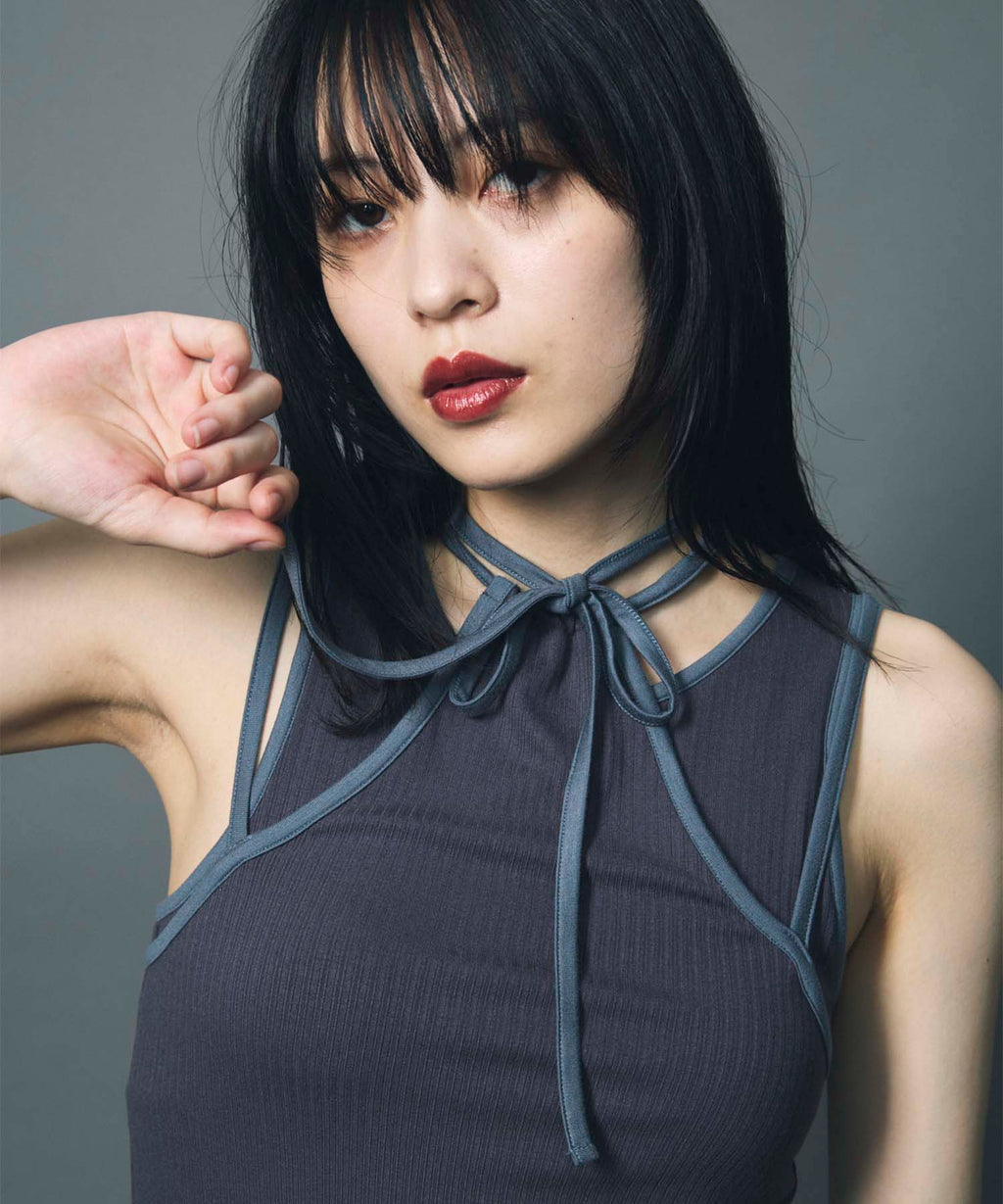 led.tokyo】HAULTERNECK TANK TOP SET/ホルターネックタンク