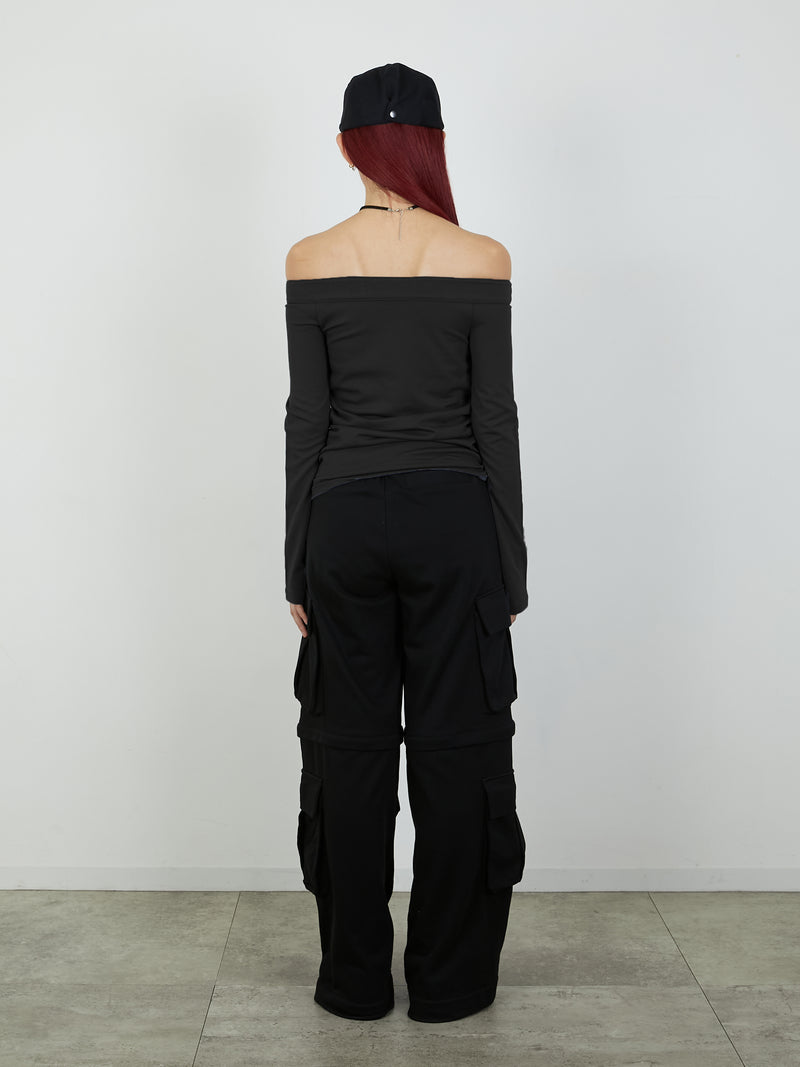 EYELET ONESHOUL / BLACK