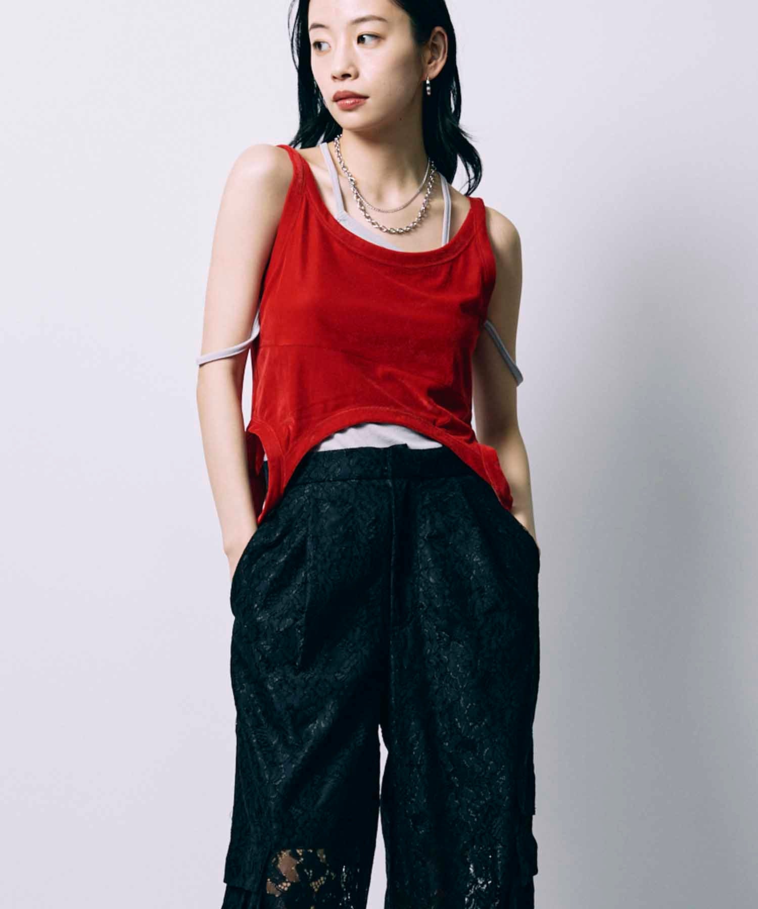 LAYERED TANK SET / RED – led-tokyo│レッドトーキョー