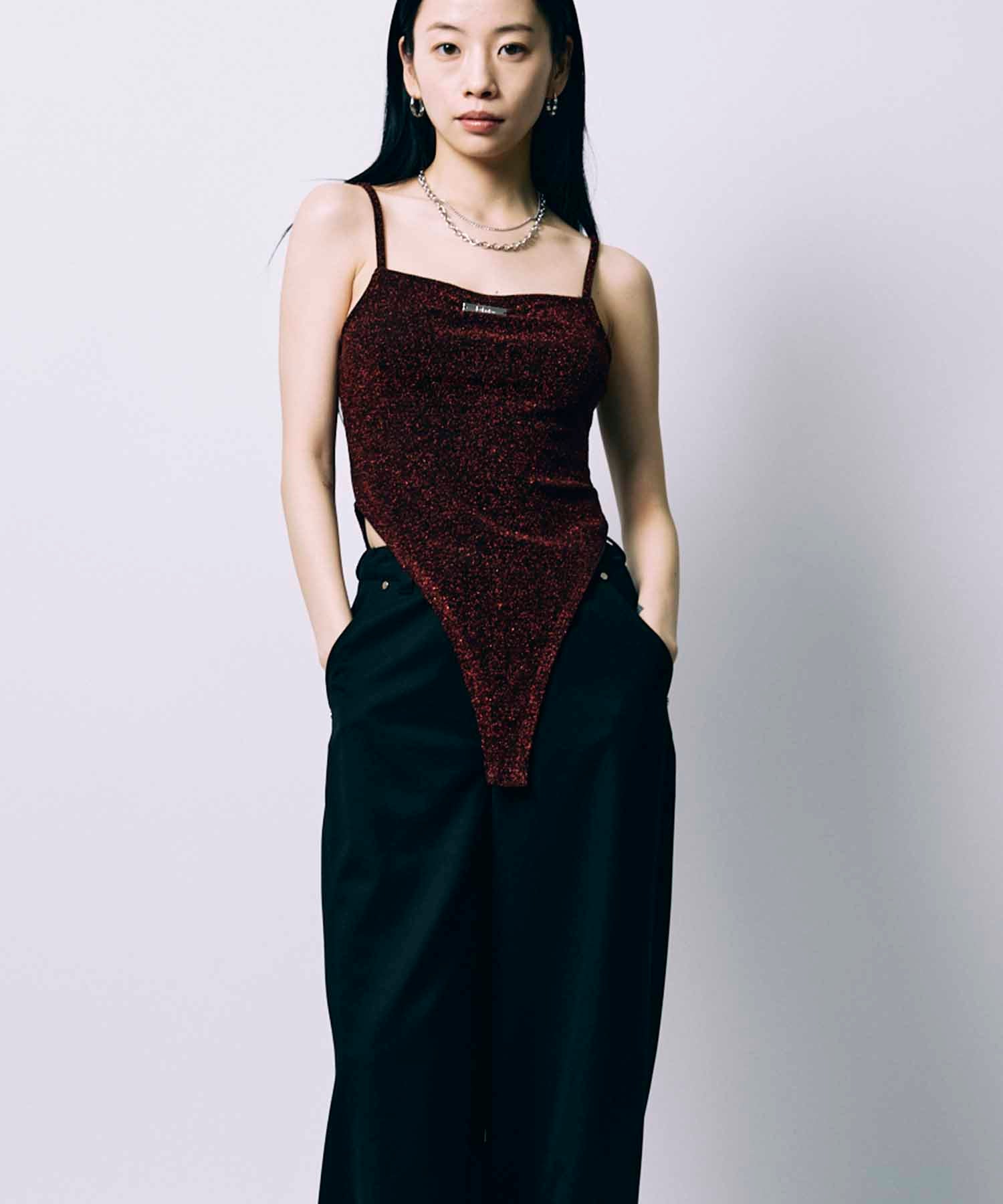 CAMI BODY SUIT / RED