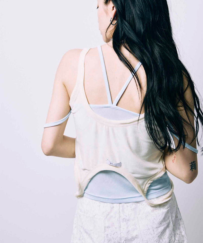 LAYERED TANK SET /  IVORY