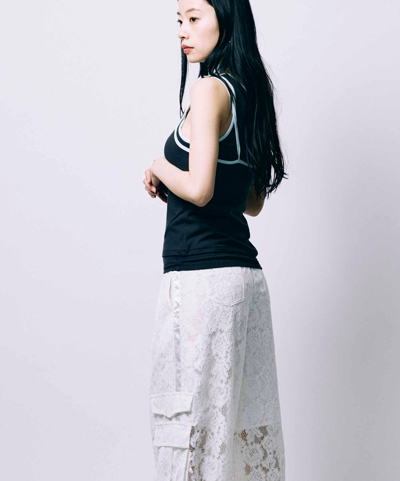 HAULTERNECK TANK TOP SET / NAVY