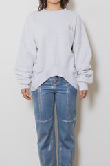 BACK RIB SHORT PULLOVER 'fifth / GRAY